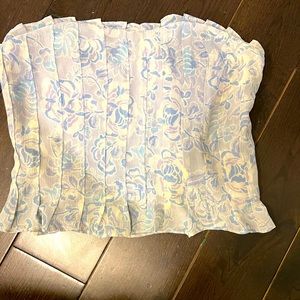 Free People strapless corset top